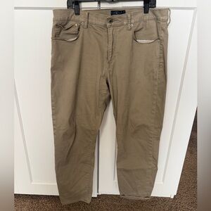Lucky Brand Brown/Tan Stretch Pants, 38/30